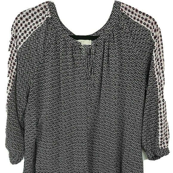 LOFT Women's Blouse Top Multicolor Floral LP - Picture 1 of 8